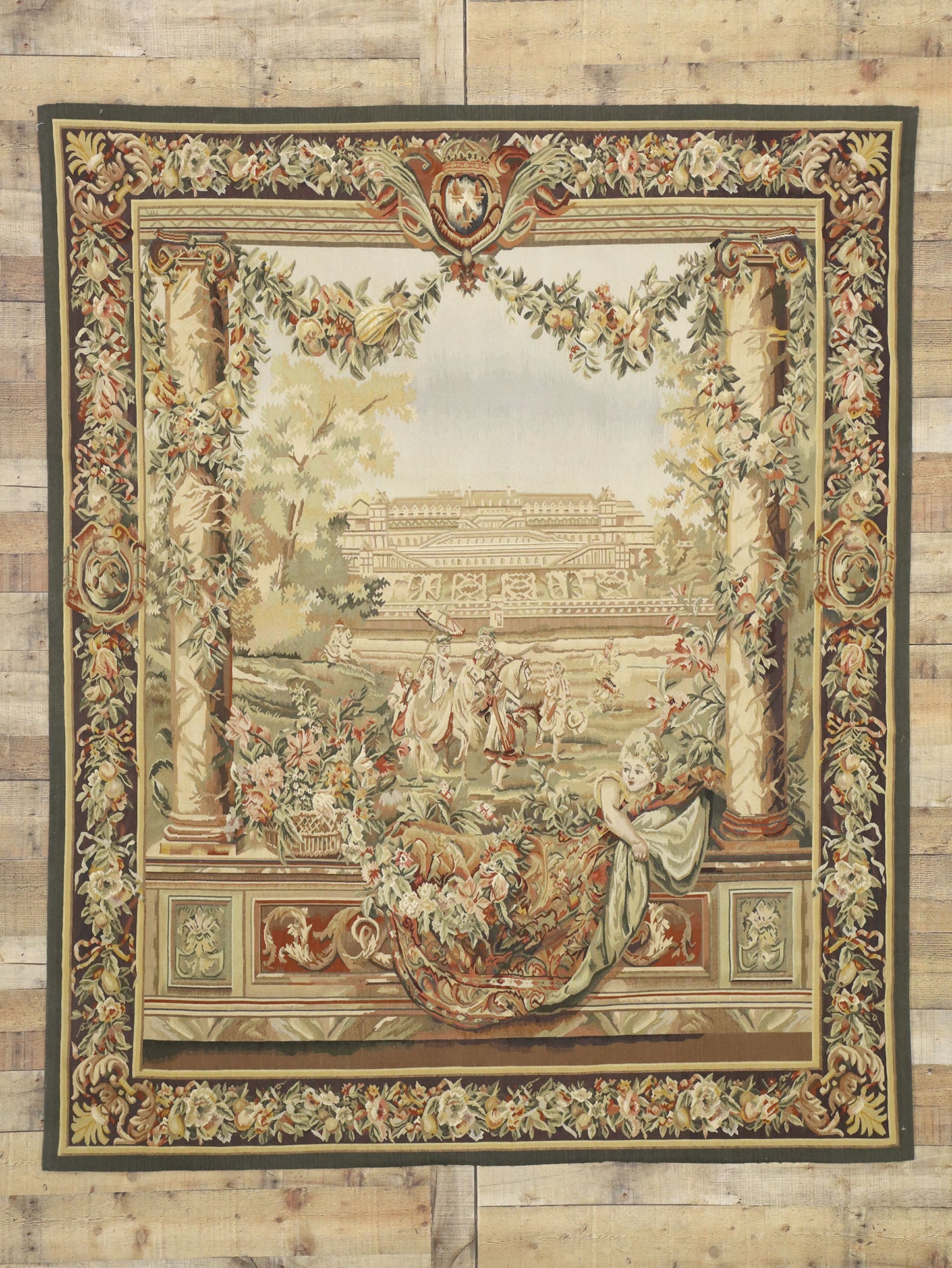 6 x 7 Gobelins Reproduction Tapestry 73692