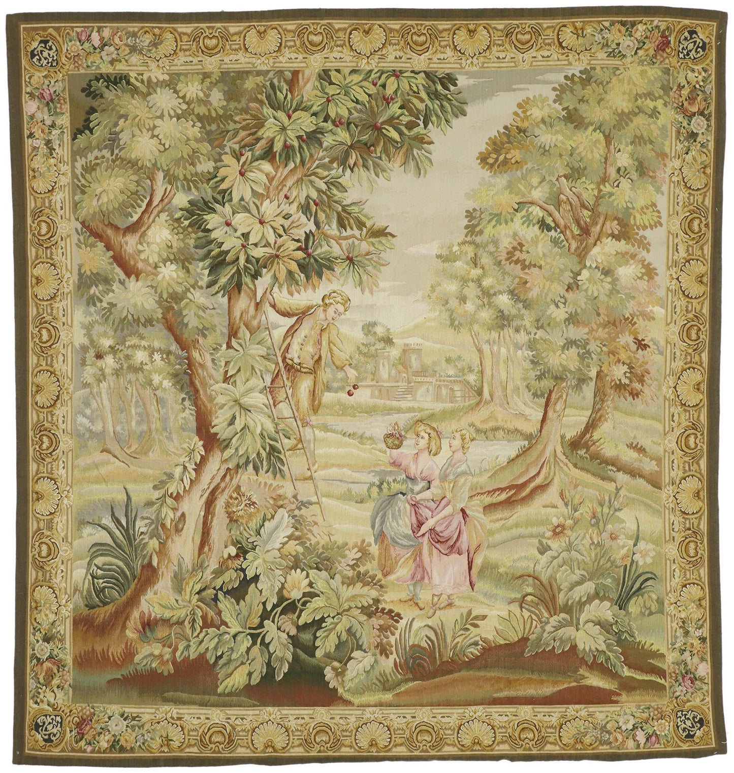 7 x 7 Francois Boucher Reproduction Tapestry 73700