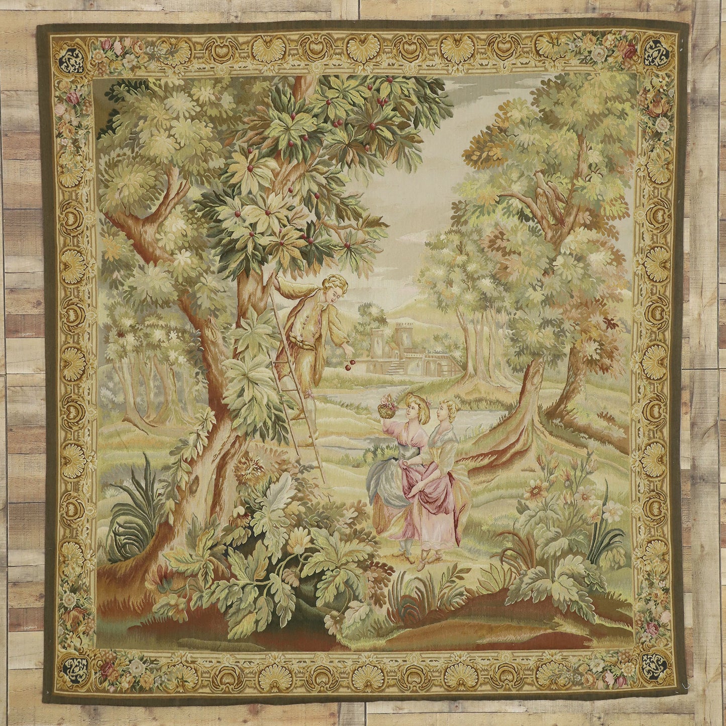 7 x 7 Francois Boucher Reproduction Tapestry 73700