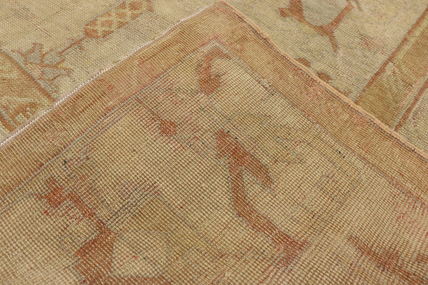 10 x 12 Antique Turkish Oushak Rug 73736