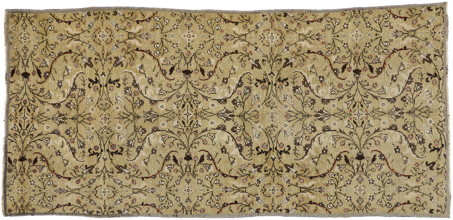 5 x 10 Vintage Turkish Oushak Rug 73754