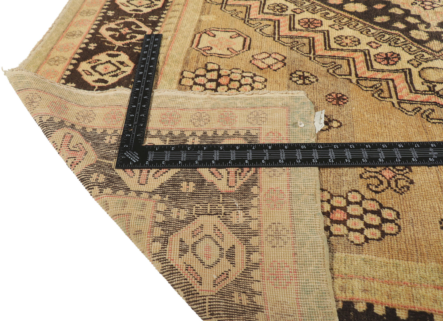 7 x 13 Antique Turkestan Khotan Rug 73806