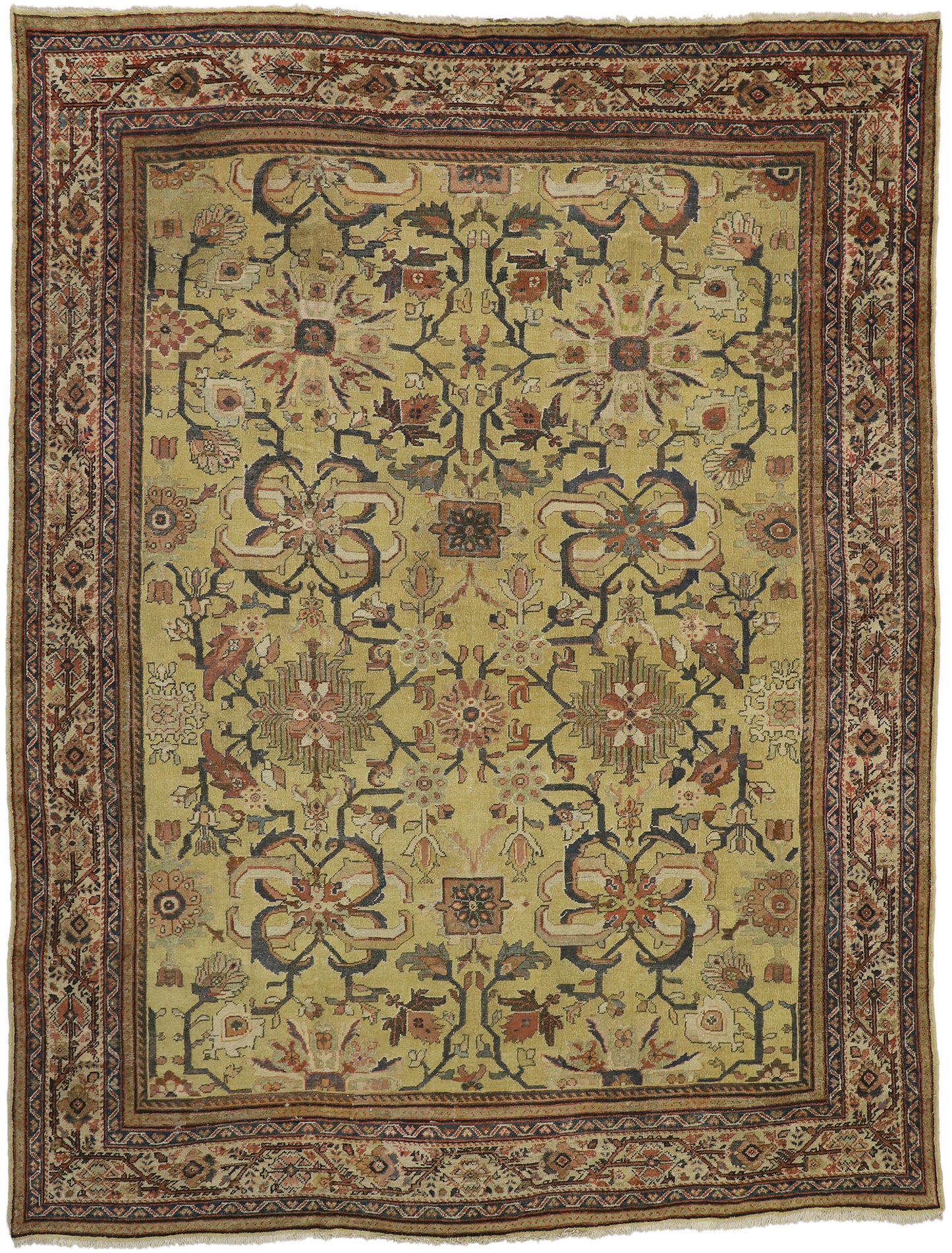 10 x 13 Antique Persian Sultanabad Rug 73833