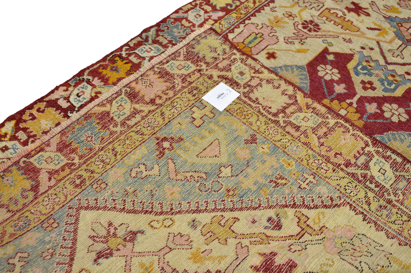 4 x 6 Vintage Turkish Oushak Rug 73905