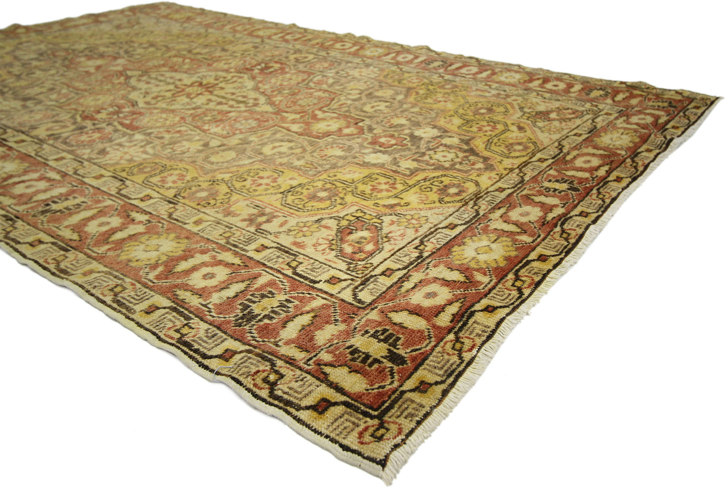 4 x 7 Vintage Turkish Sivas Rug 73927