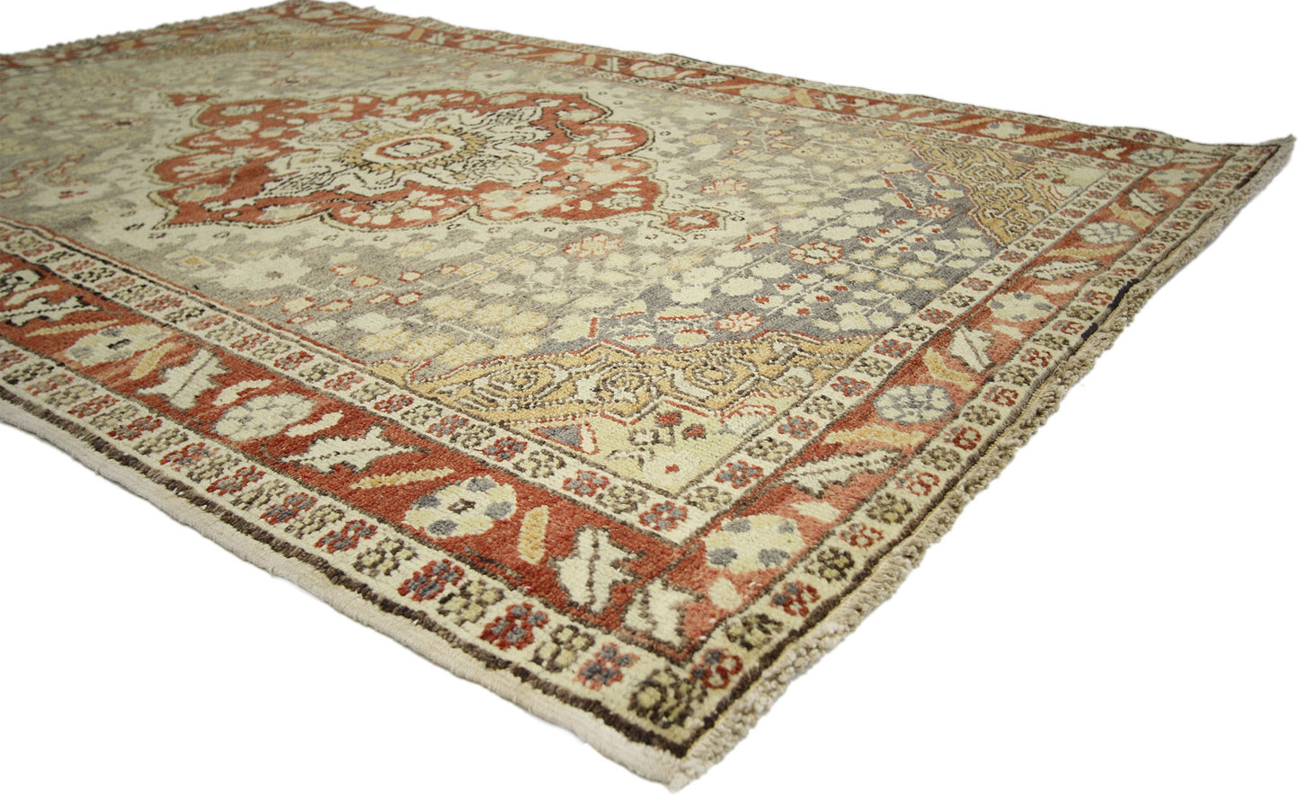 4 x 6 Vintage Turkish Sivas Rug 73928