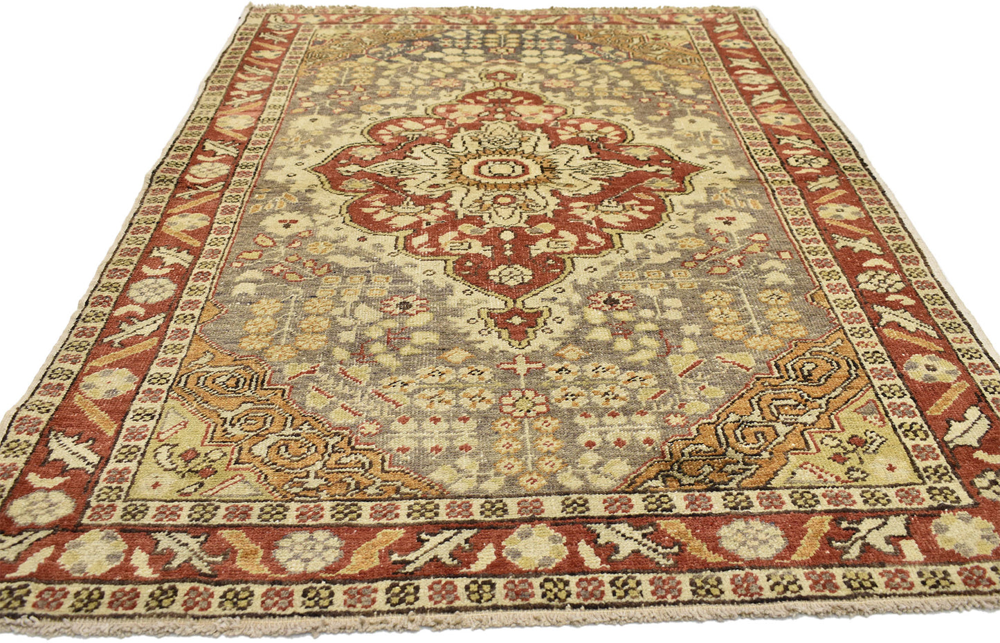 4 x 6 Vintage Turkish Sivas Rug 73928