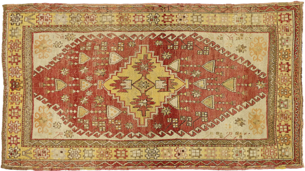 6 x 10 Vintage Turkish Oushak Rug 73937
