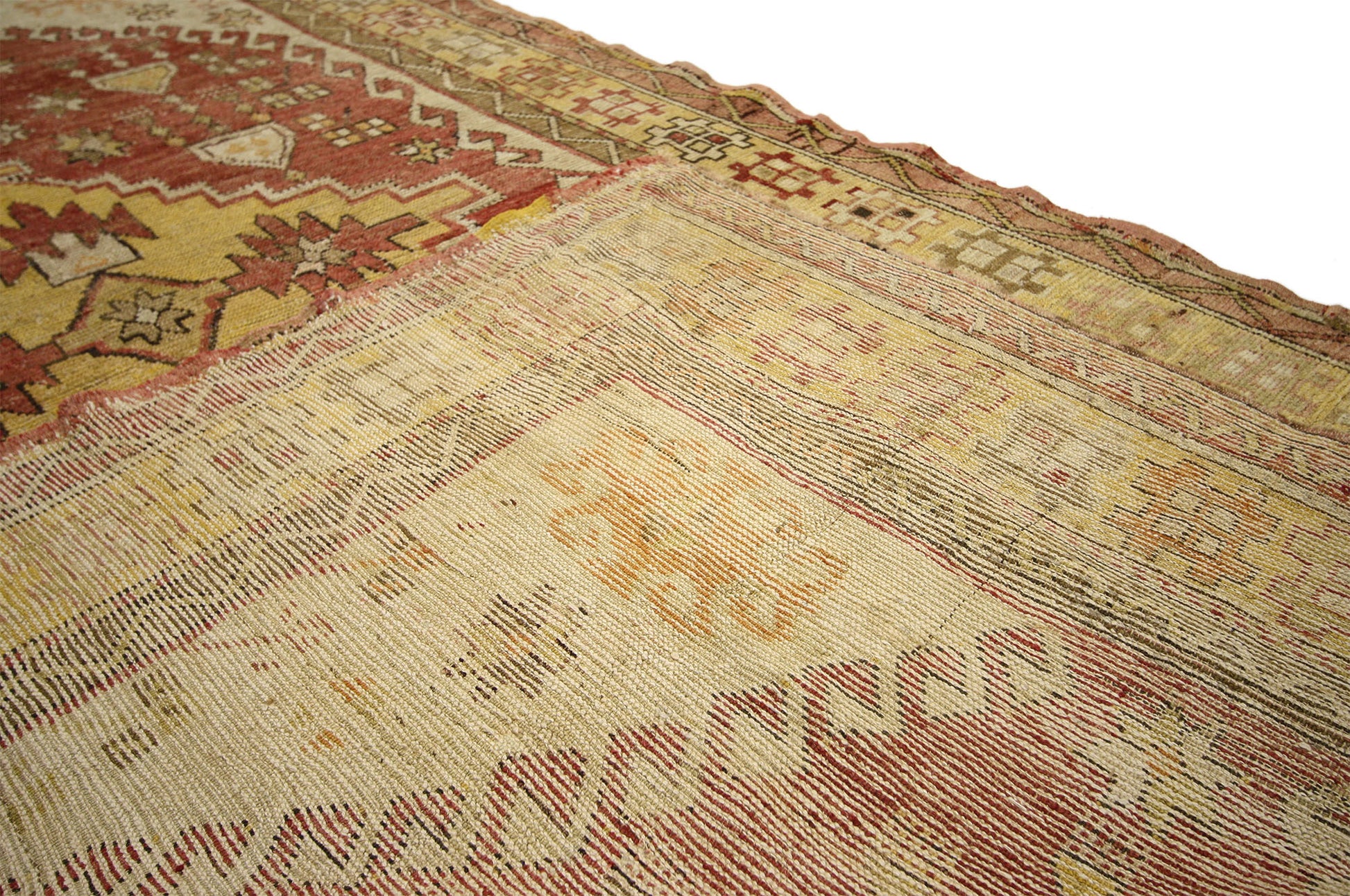 6 x 10 Vintage Turkish Oushak Rug 73937