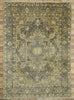 11 x 16 Antique Persian Yazd Rug 73956