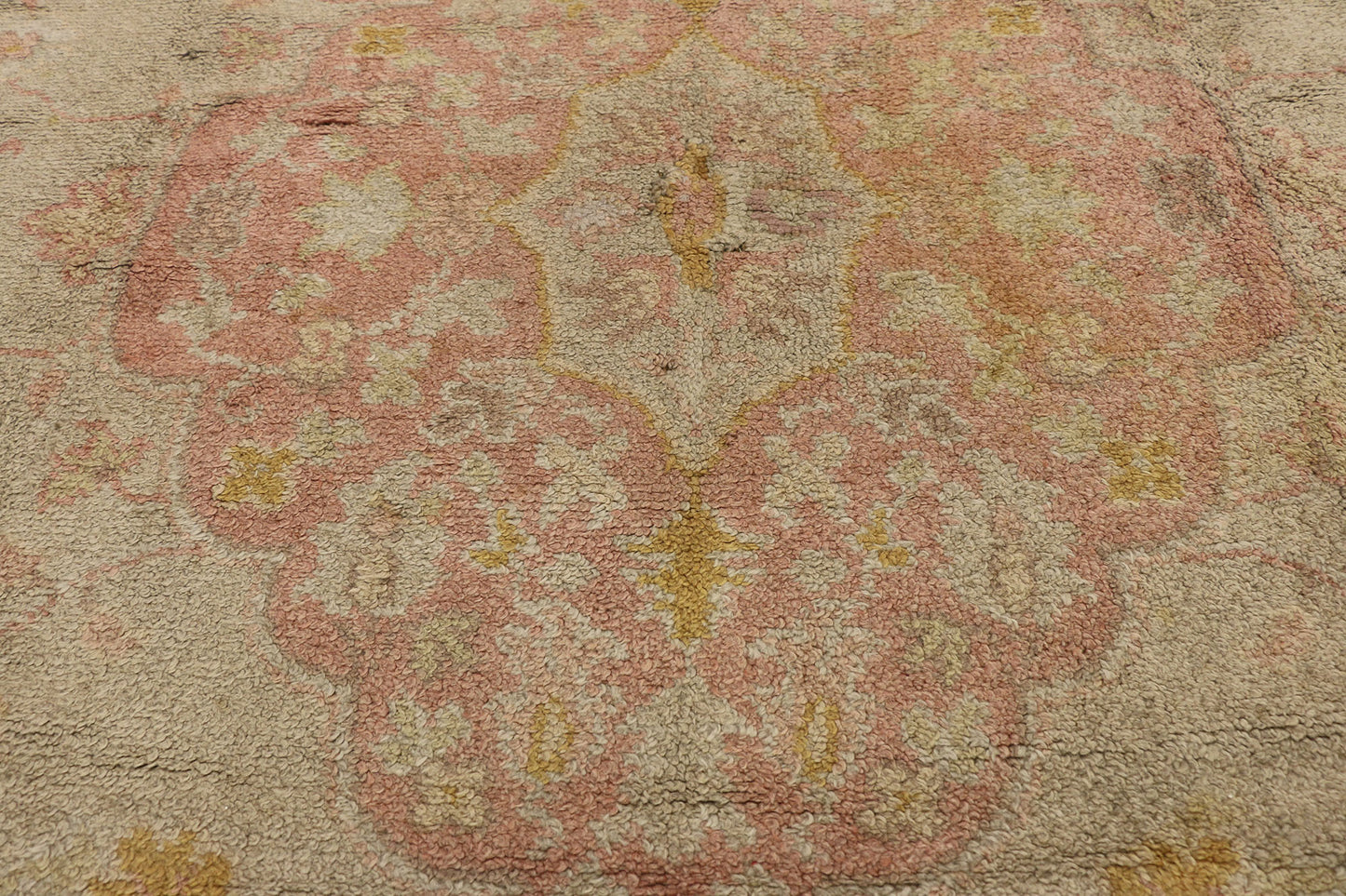 10 x 13 Antique European Oushak Rug 74018