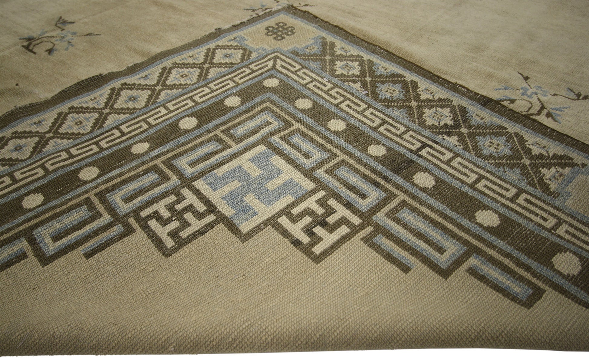 7 x 12 Antique Chinese Peking Rug 74038