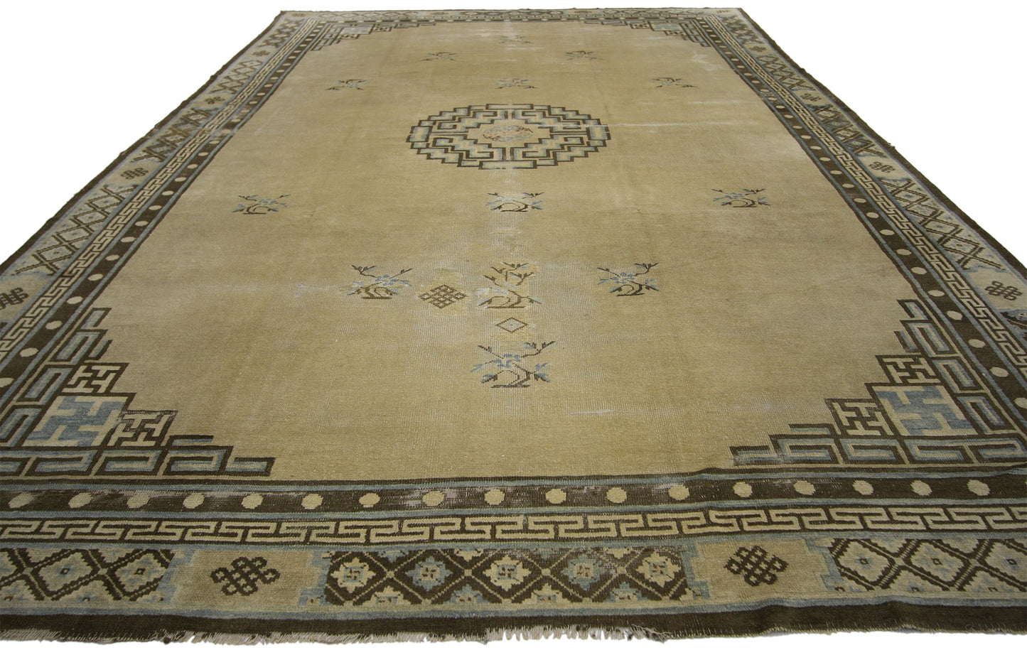 7 x 12 Antique Chinese Peking Rug 74038
