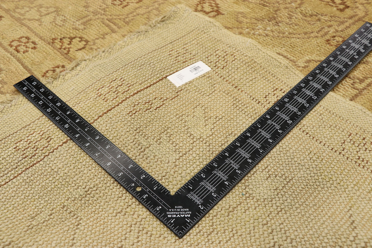 10 x 14 Antique Turkish Oushak Rug 74056