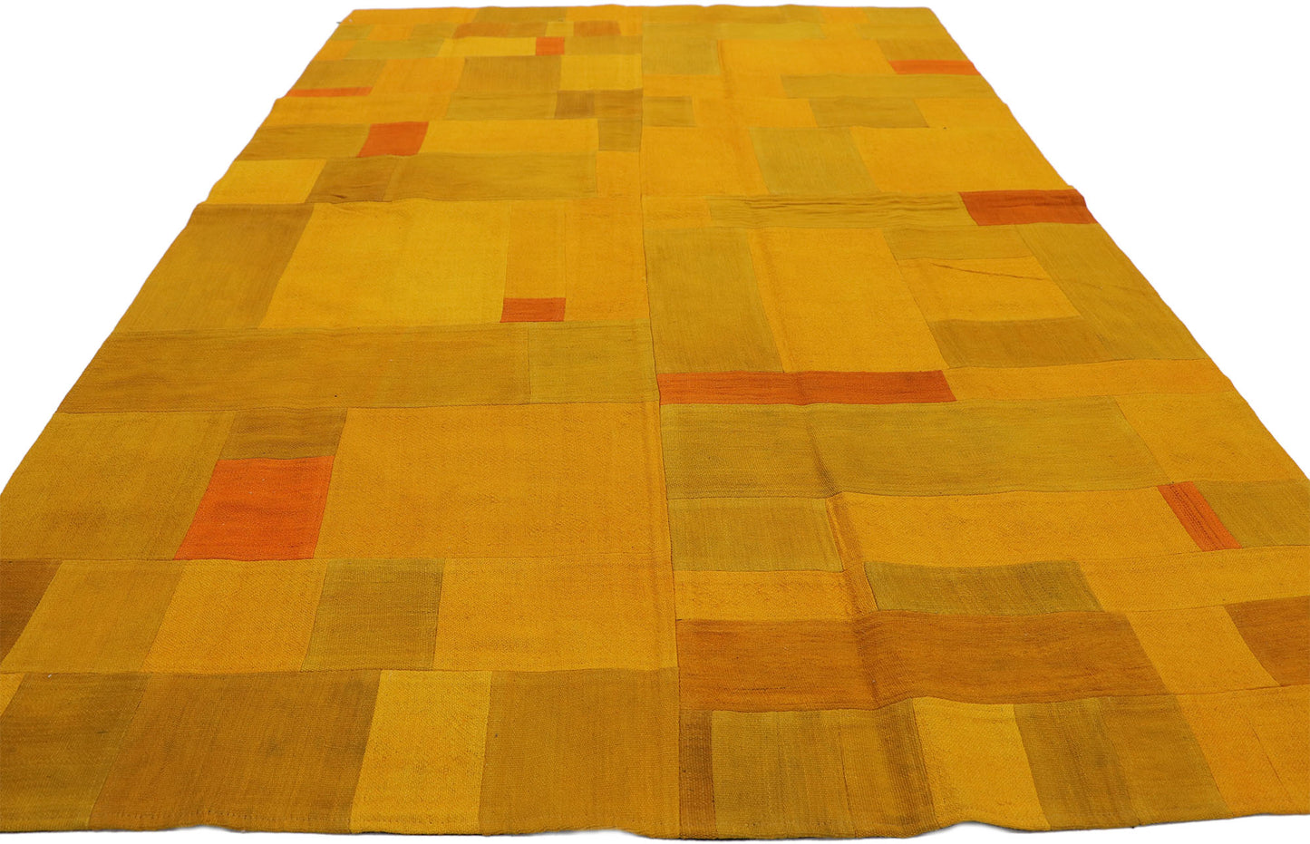 5 x 9 Vintage Turkish Patchwork Rug 74082
