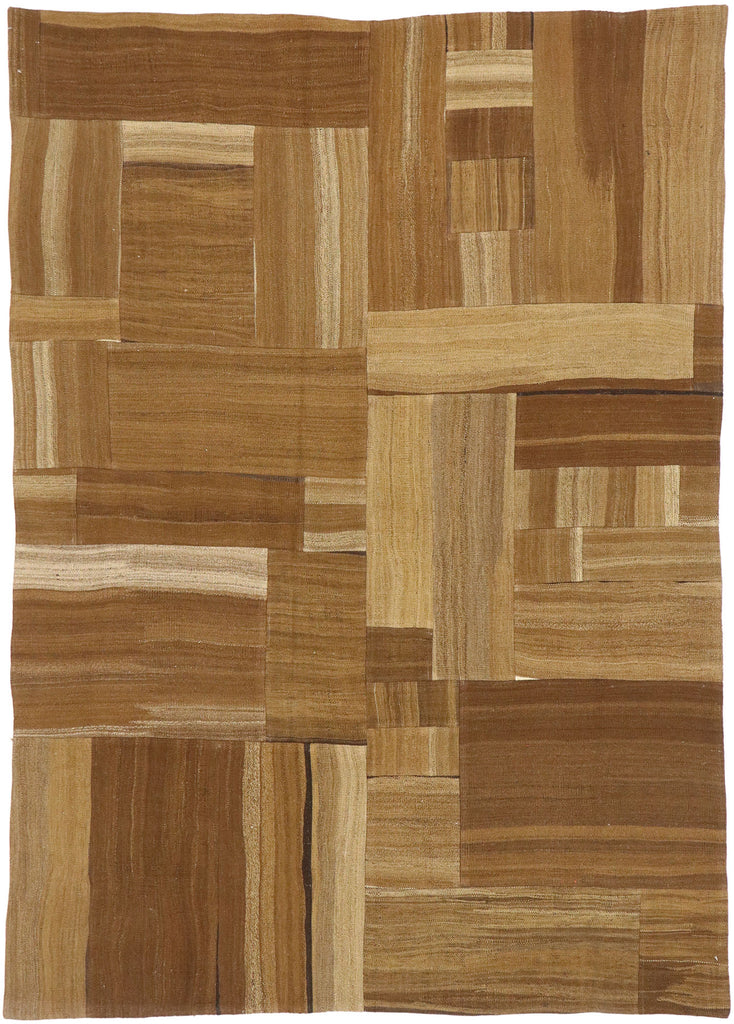 6 x 9 Vintage Turkish Patchwork Rug 74084