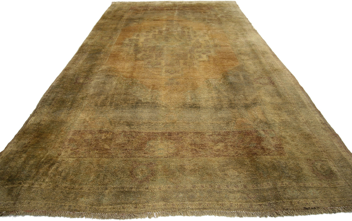 5 x 9 Vintage Turkish Oushak Rug 74106
