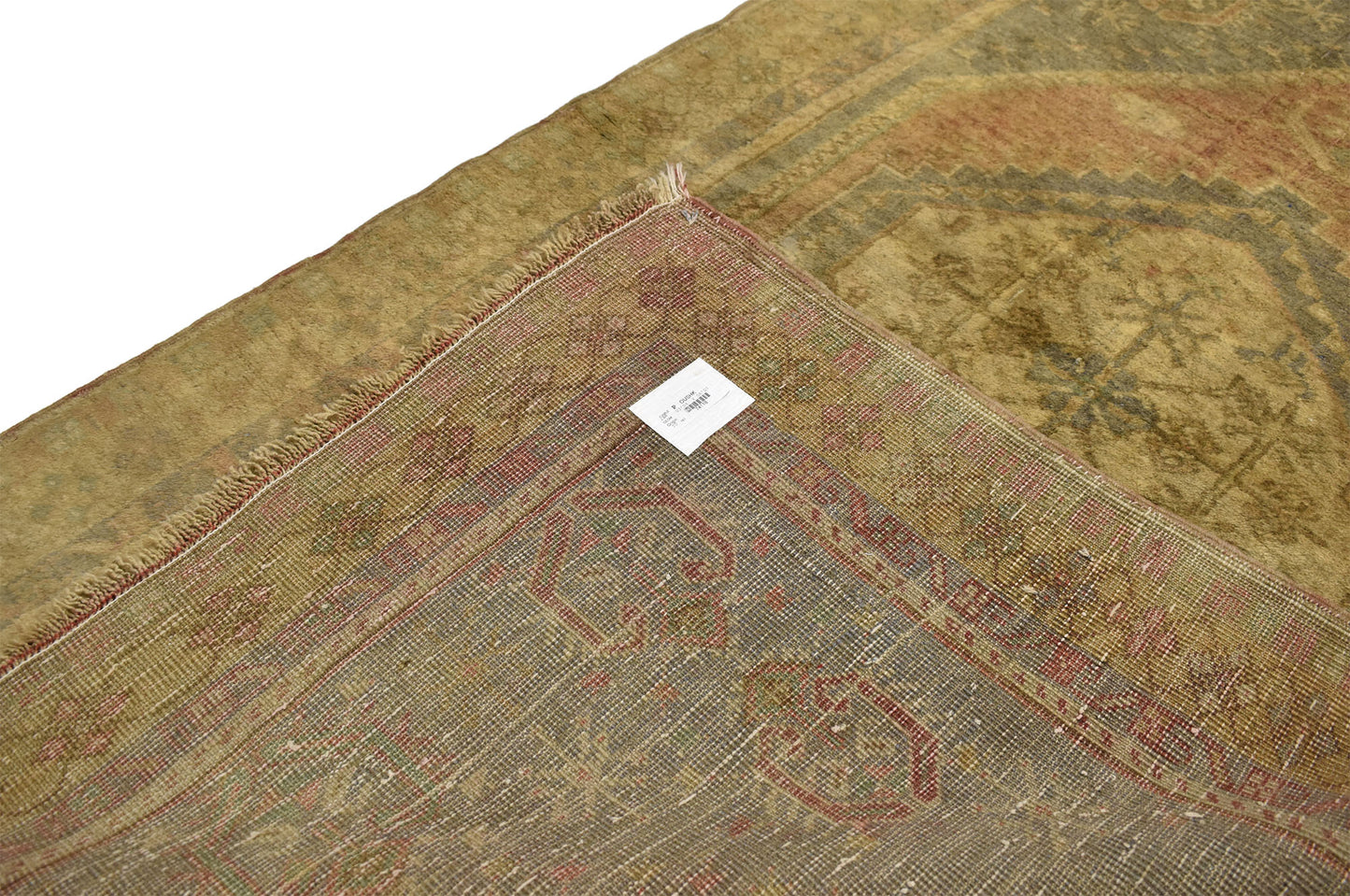 3 x 7 Vintage Turkish Oushak Rug 74118
