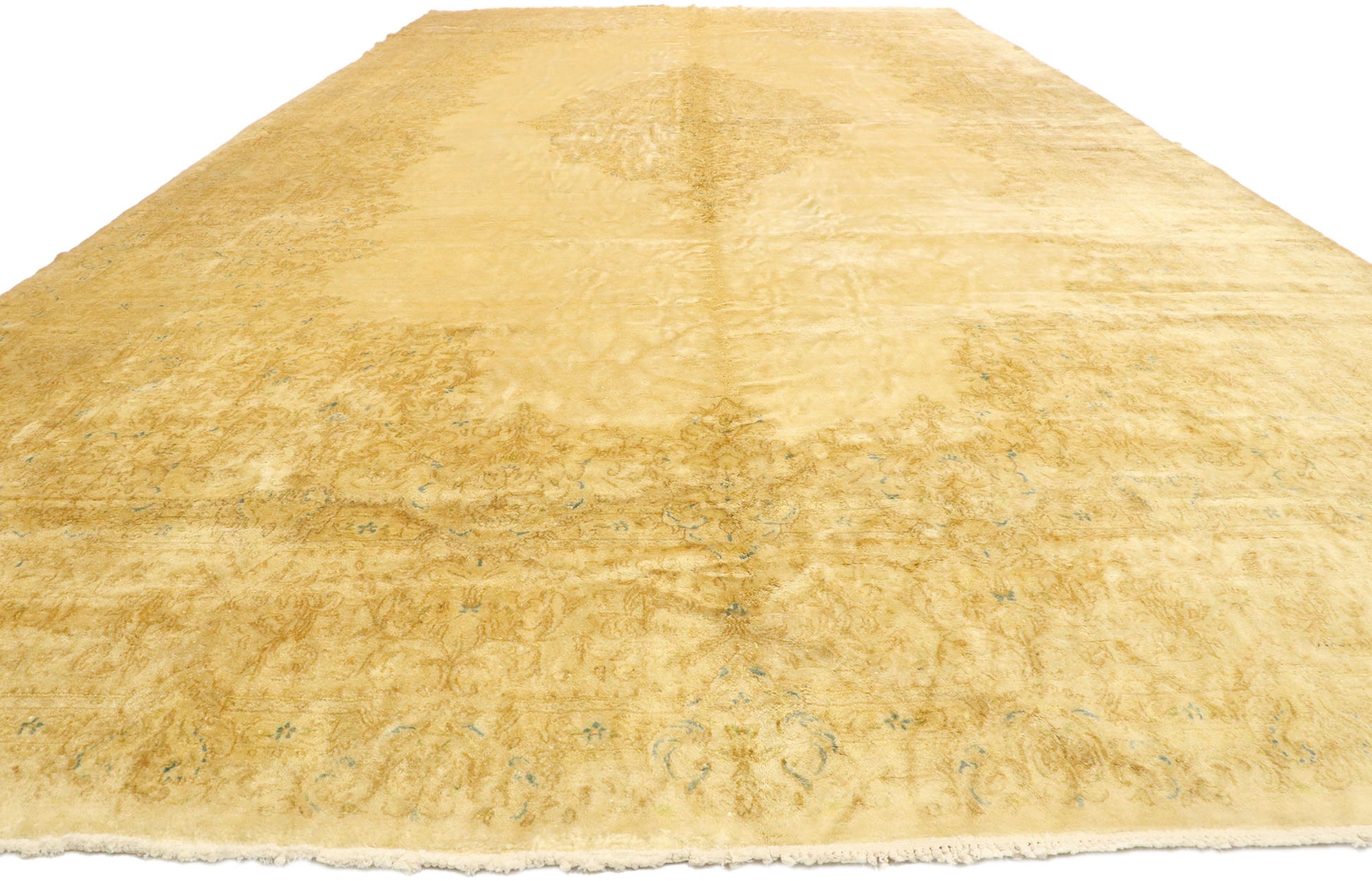 10 x 20 Antique Persian Kerman Rug 74199