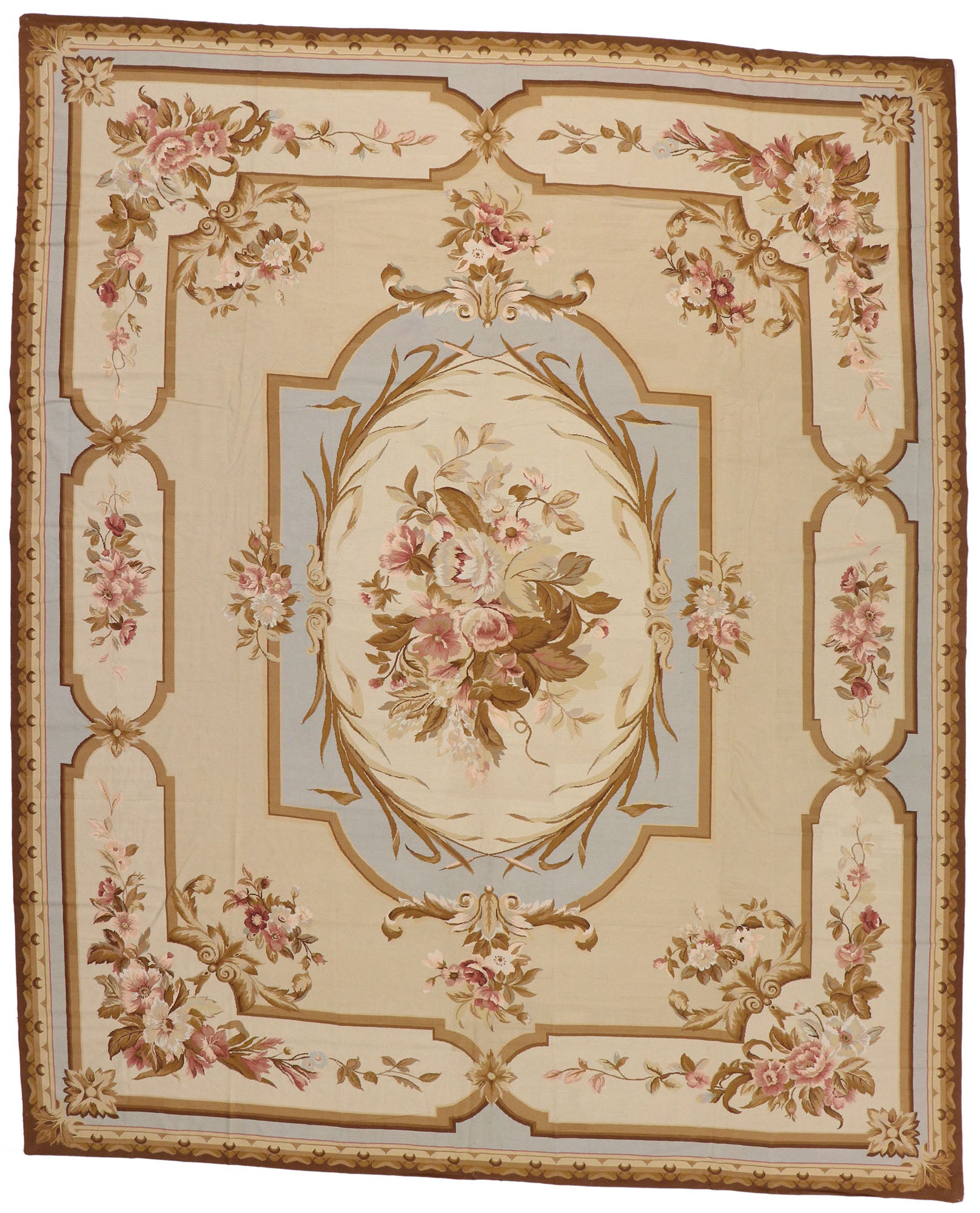 12 x 15 Vintage Needlepoint Rug 74213