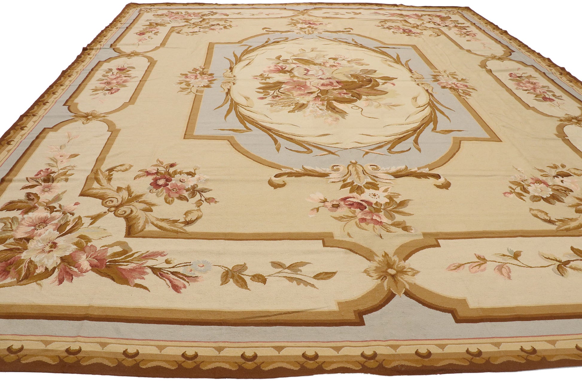 12 x 15 Vintage Needlepoint Rug 74213