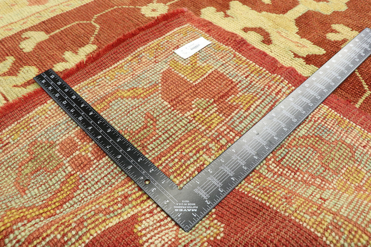 4 x 21 Antique Turkish Oushak Rug 74233