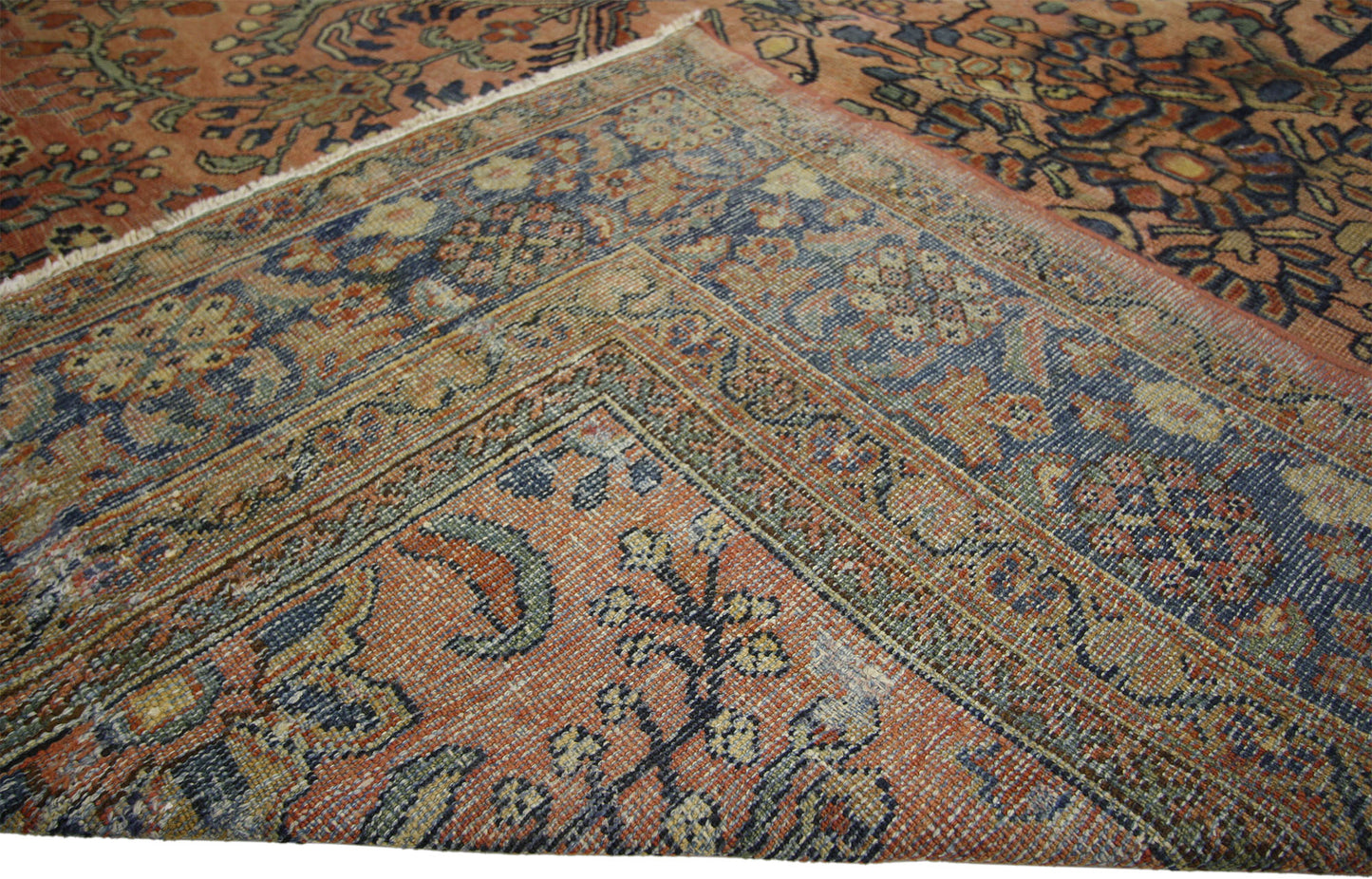 8 x 12 Antique Persian Lilihan Rug 74264