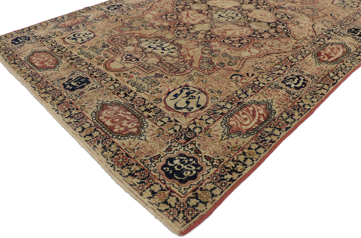 4 x 6 Antique Persian Kermanshah Rug 74270