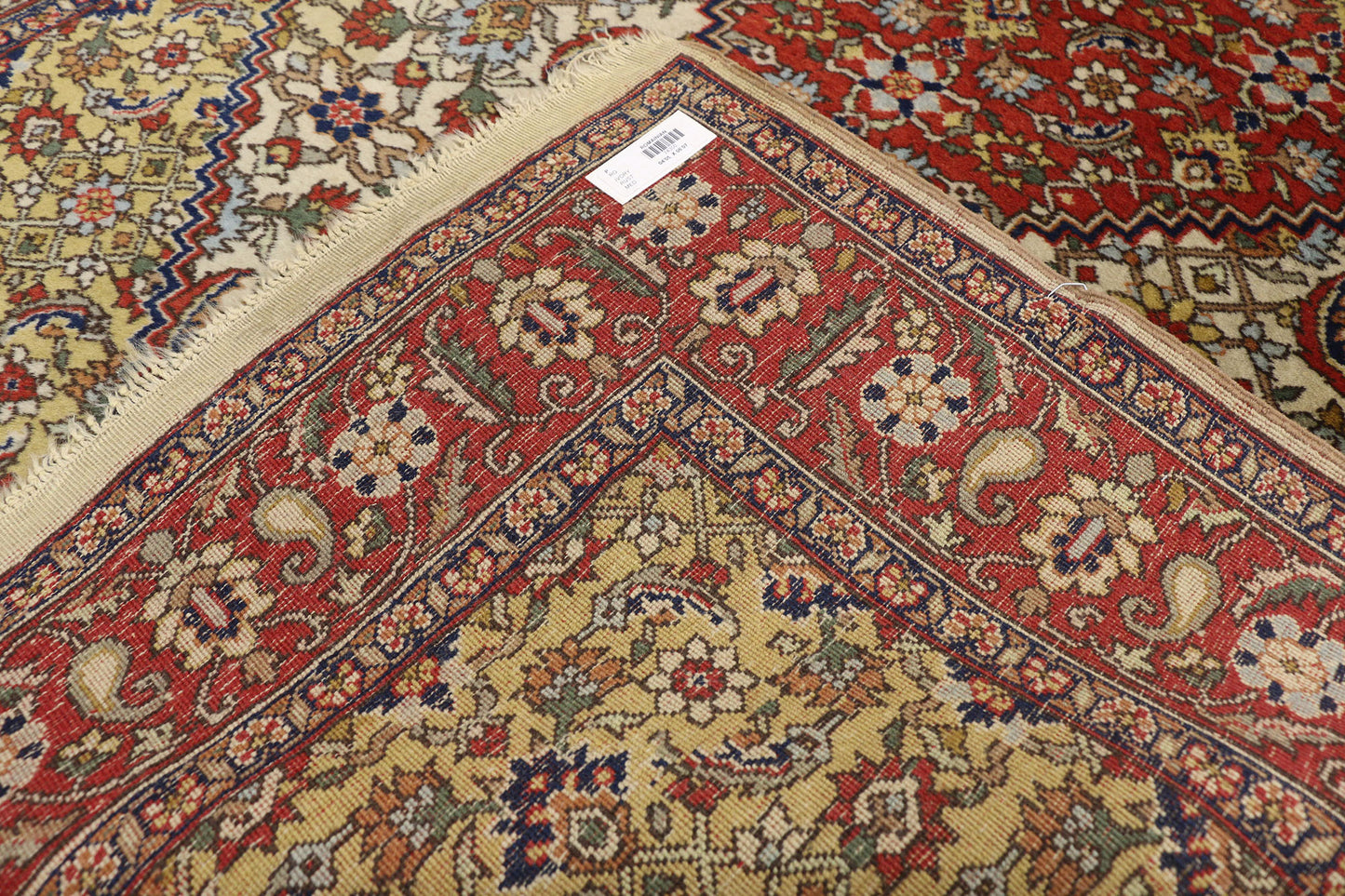 4 x 7 Antique Romanian Mahi Tabriz Rug 74300