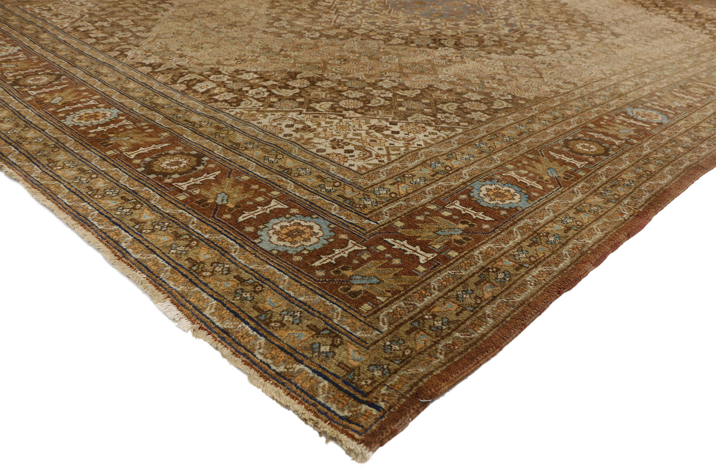 9 x 13 Haji Khalili Antique Persian Tabriz Rug 74327