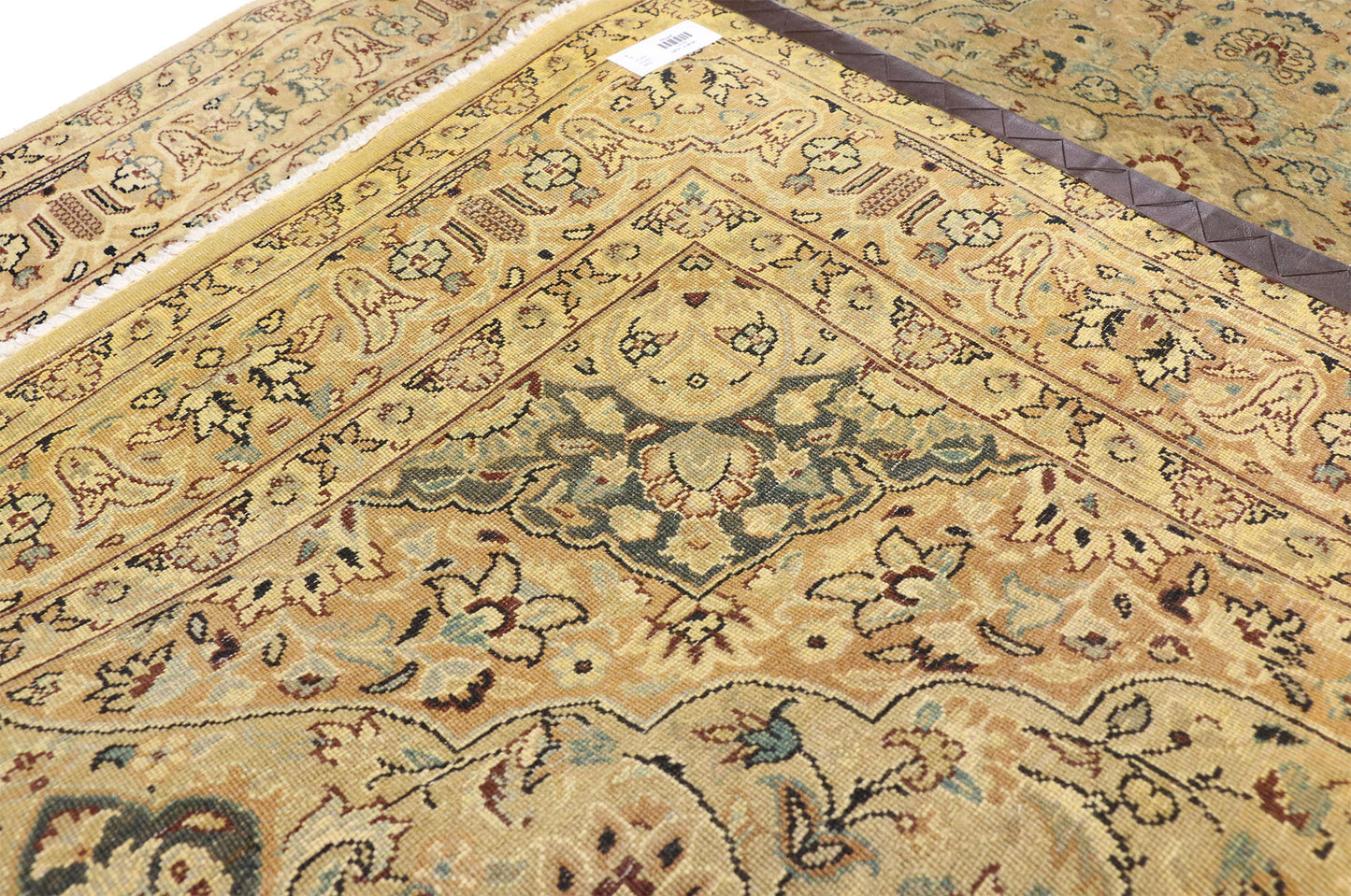4 x 6 Vintage Indian Mashhad Rug 74339