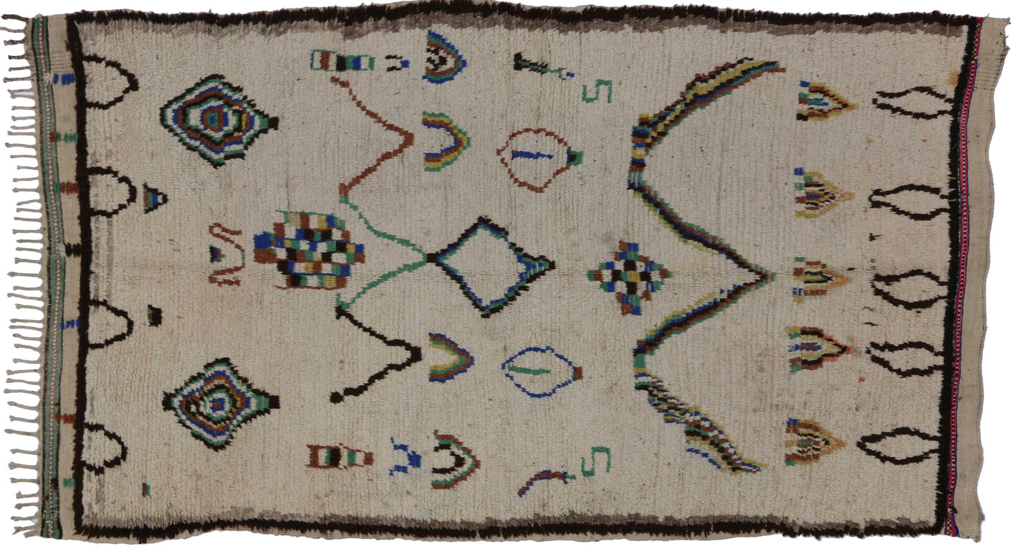 5 x 8 Antique Moroccan Rug 74437