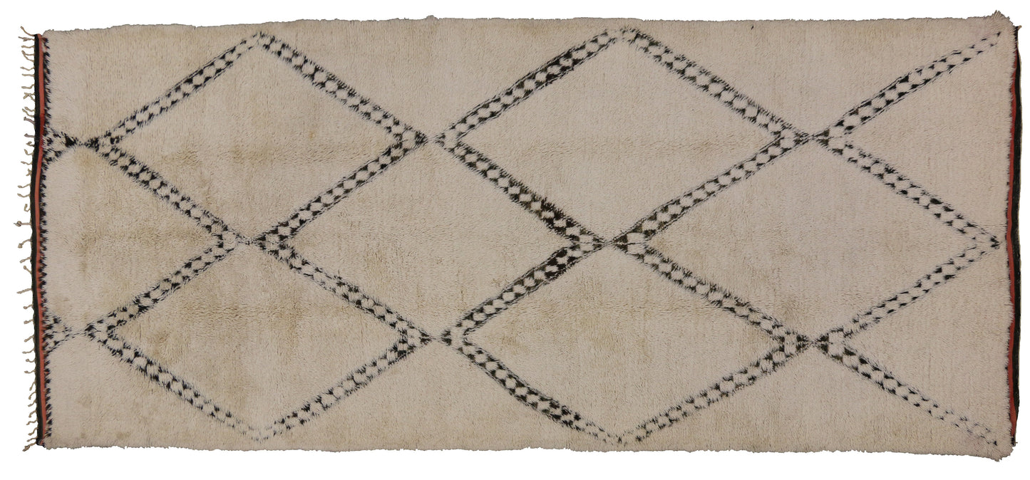 6 x 13 Vintage Moroccan Rug 74444