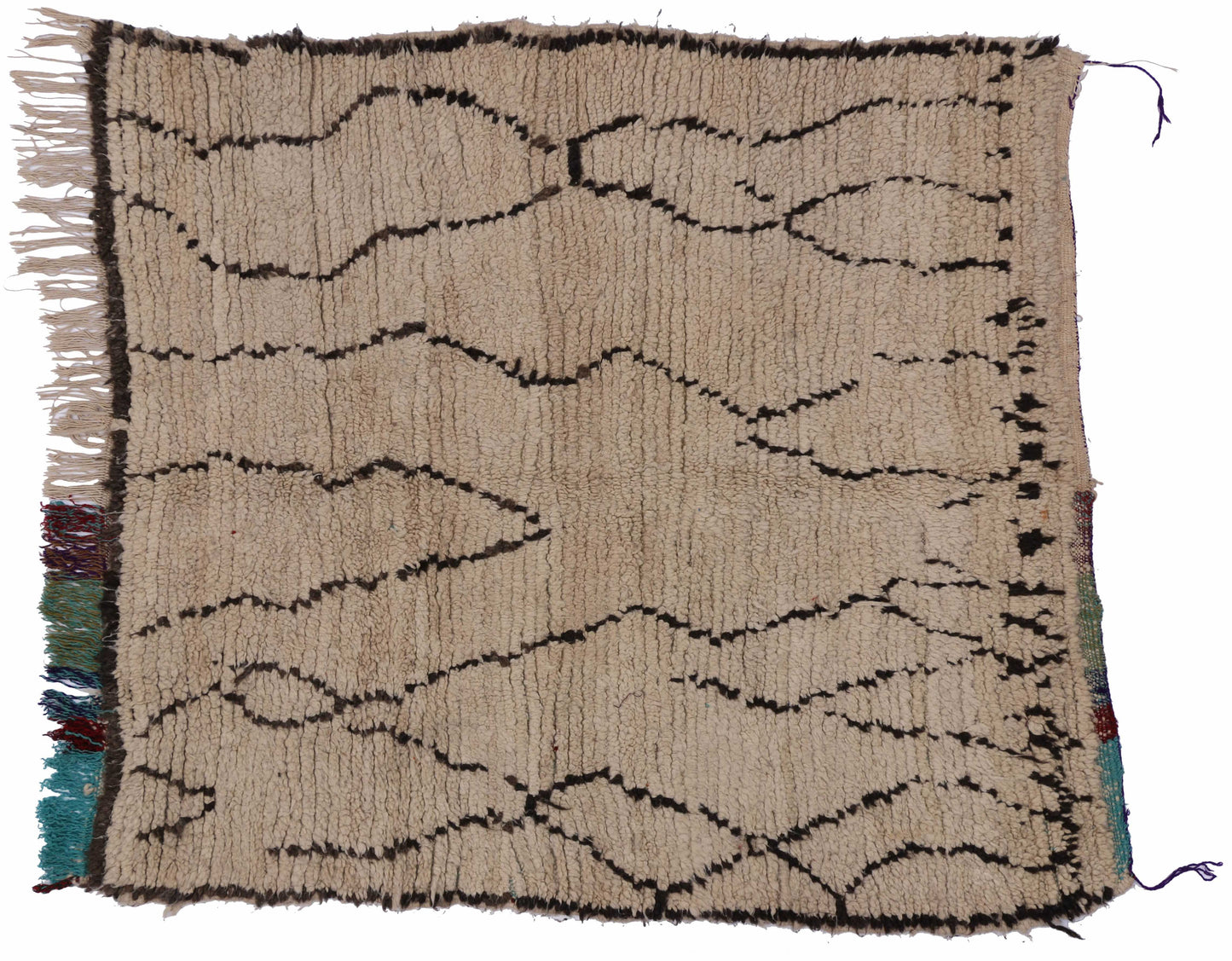 4 x 5 Vintage Moroccan Rug 74562