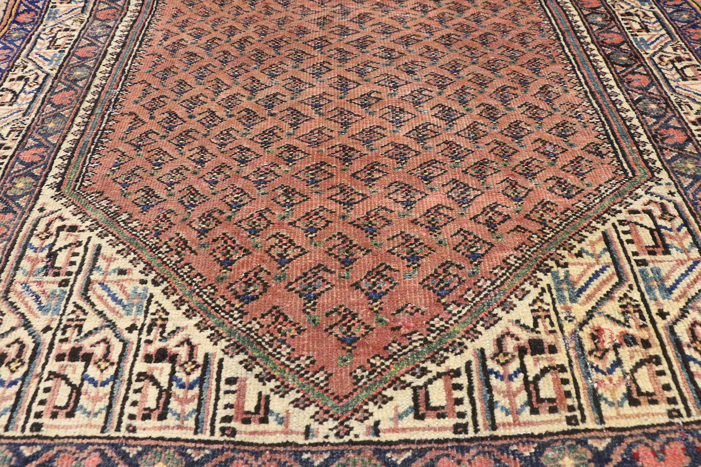 4 x 7 Vintage Persian Mahal Rug 74580