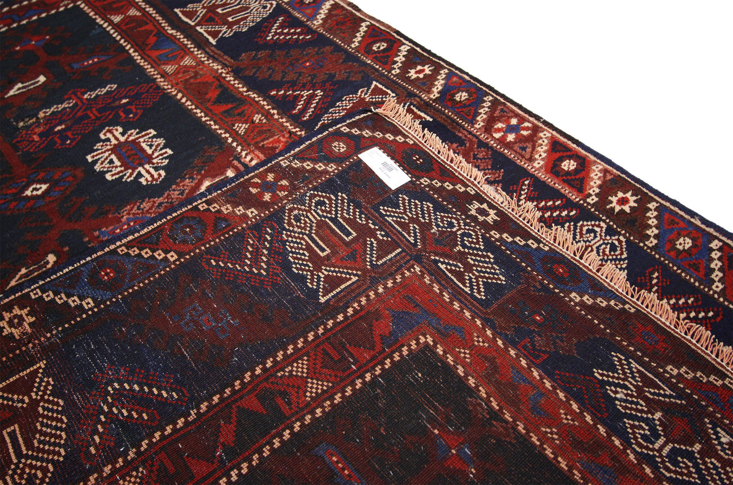 4 x 6 Antique Afghan Rug 74647
