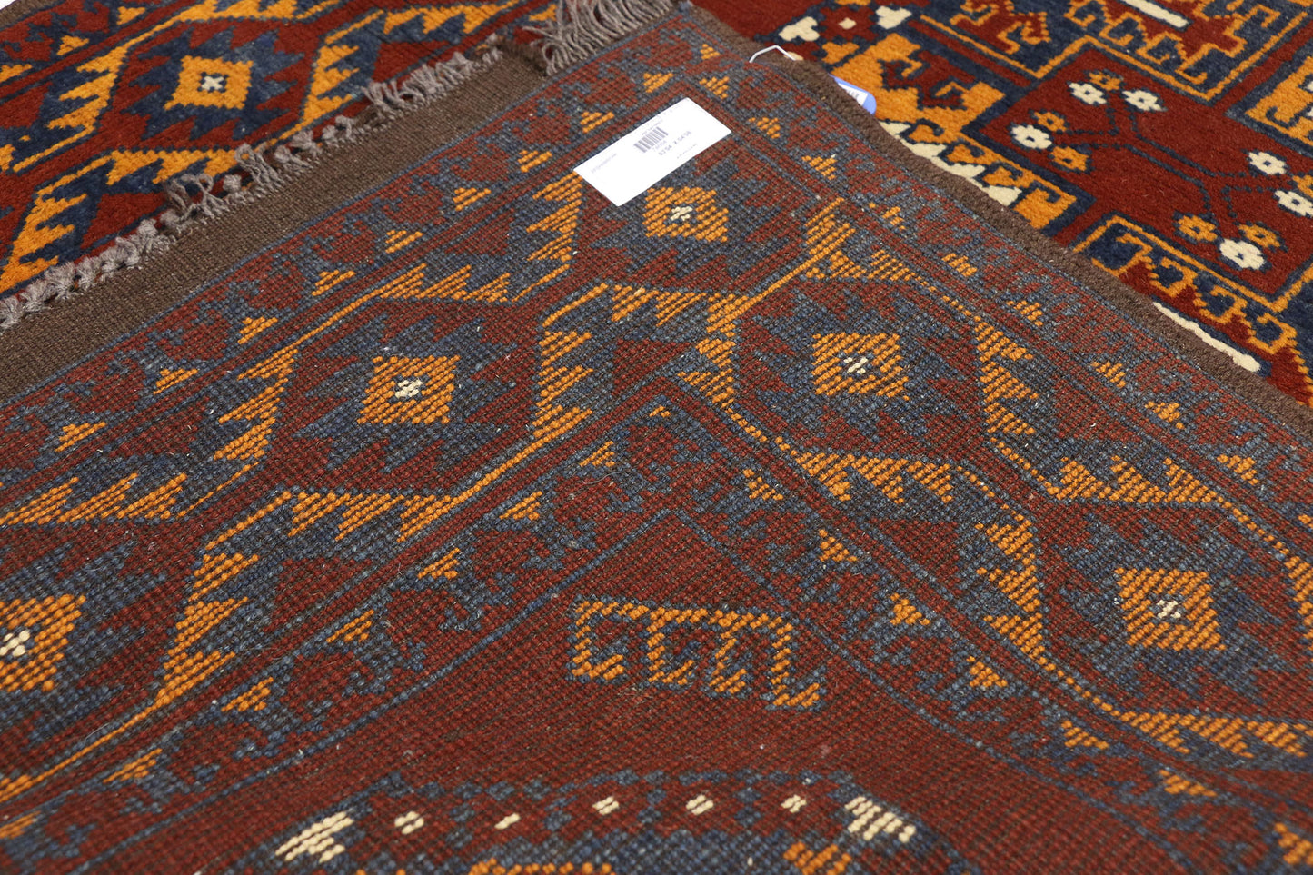 3 x 5 Vintage Afghan Rug 74664