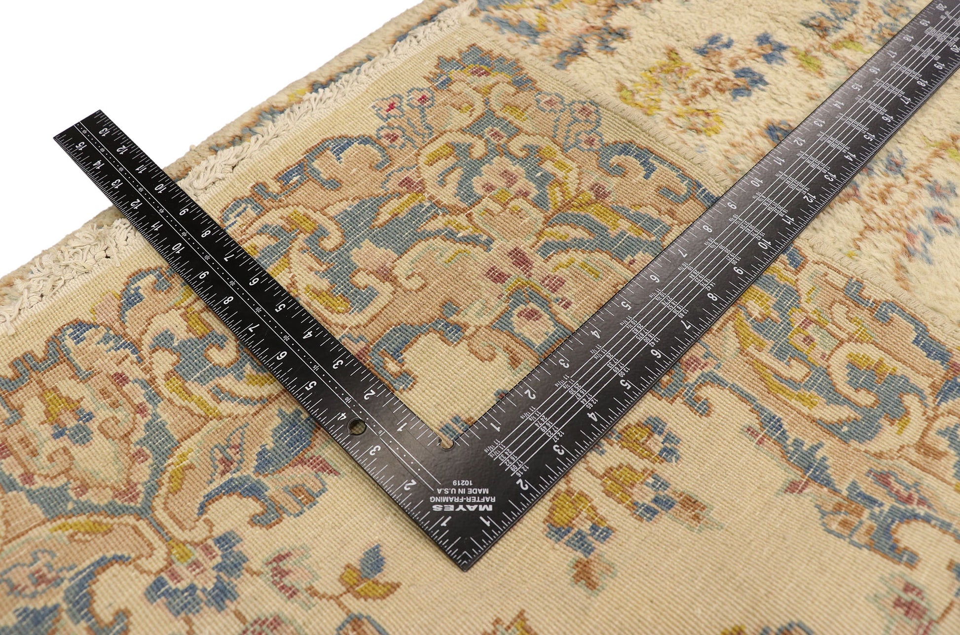 2 x 19 Vintage Persian Kerman Rug 74669