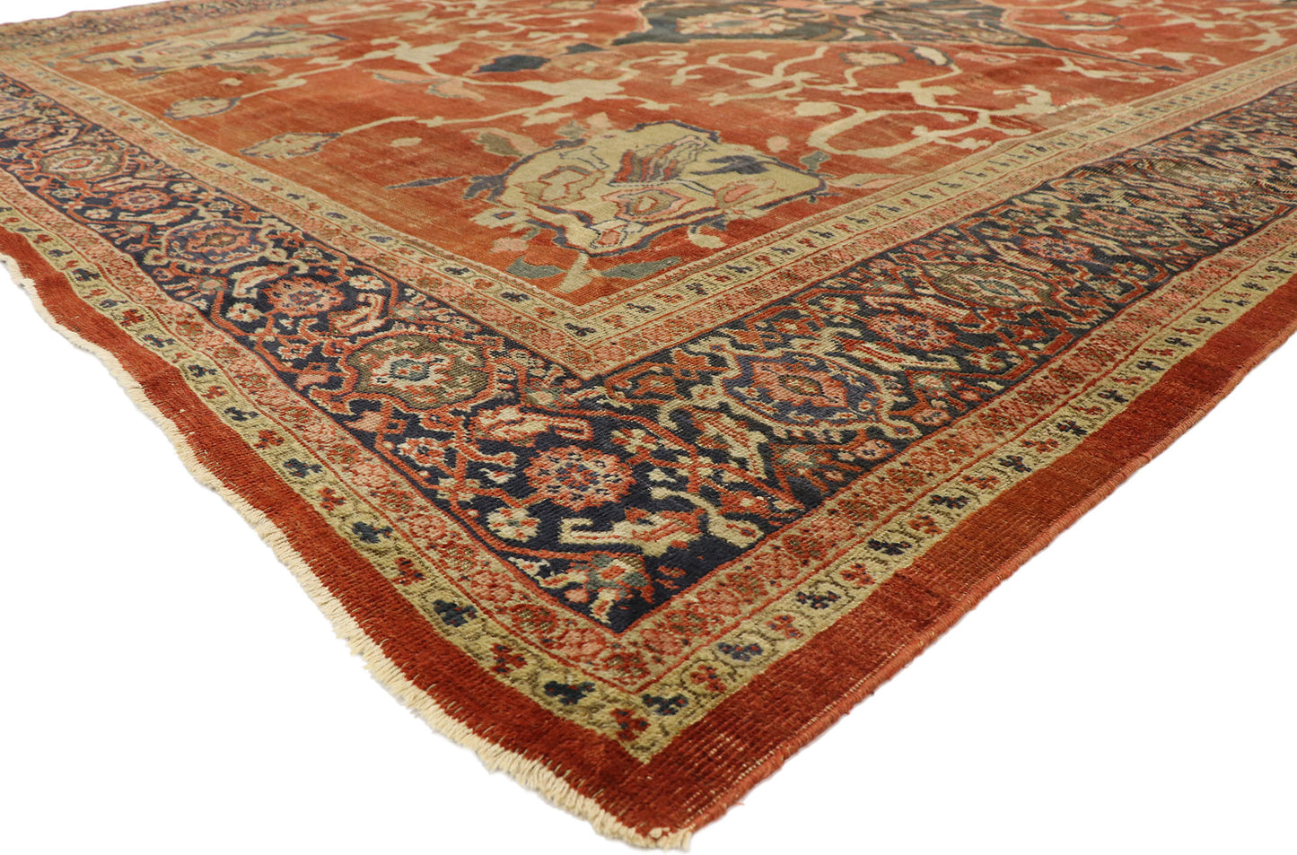 10 x 13 Antique Persian Sultanabad Rug 74681