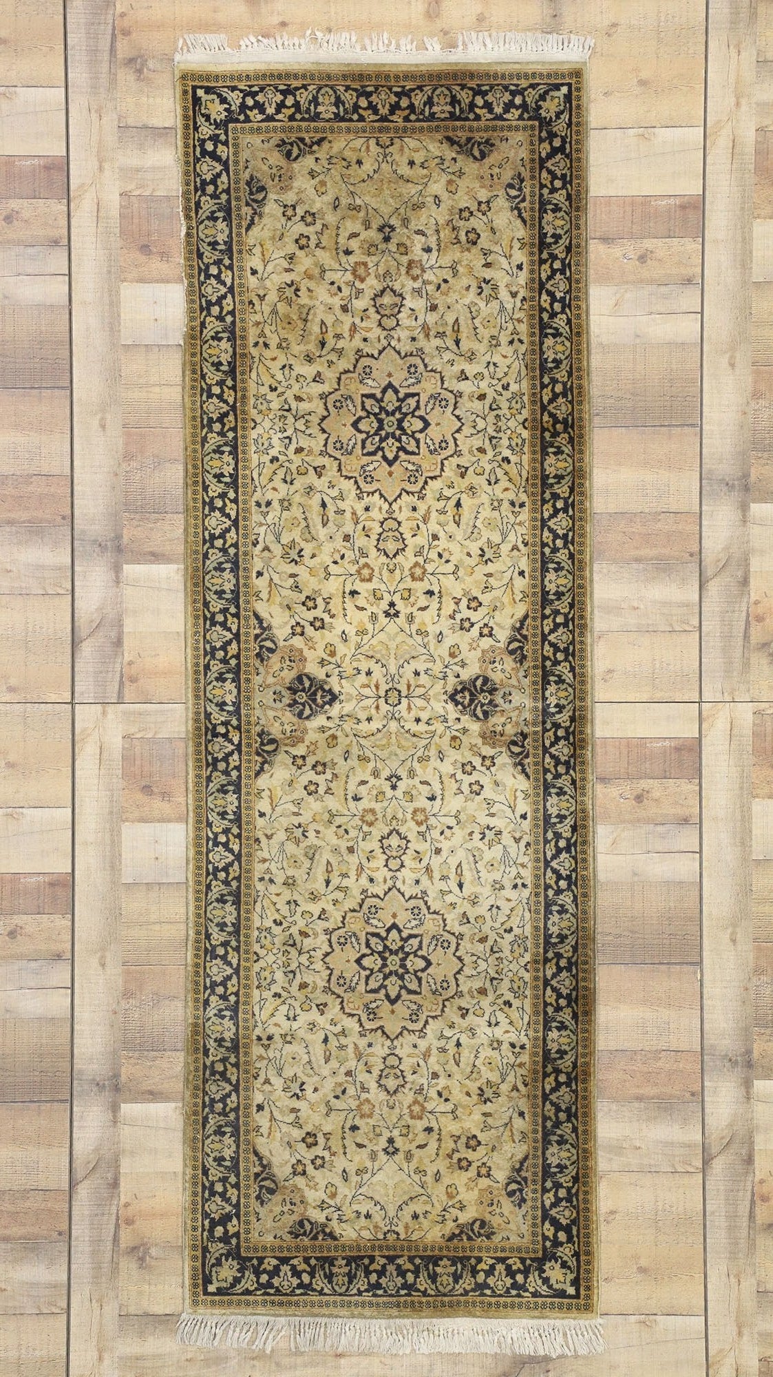 3 x 8 Vintage Pakistani Isfahan Rug 74890
