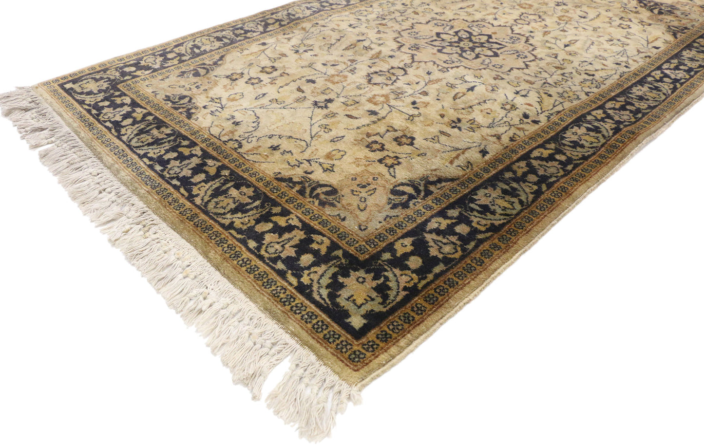 3 x 8 Vintage Pakistani Isfahan Rug 74890