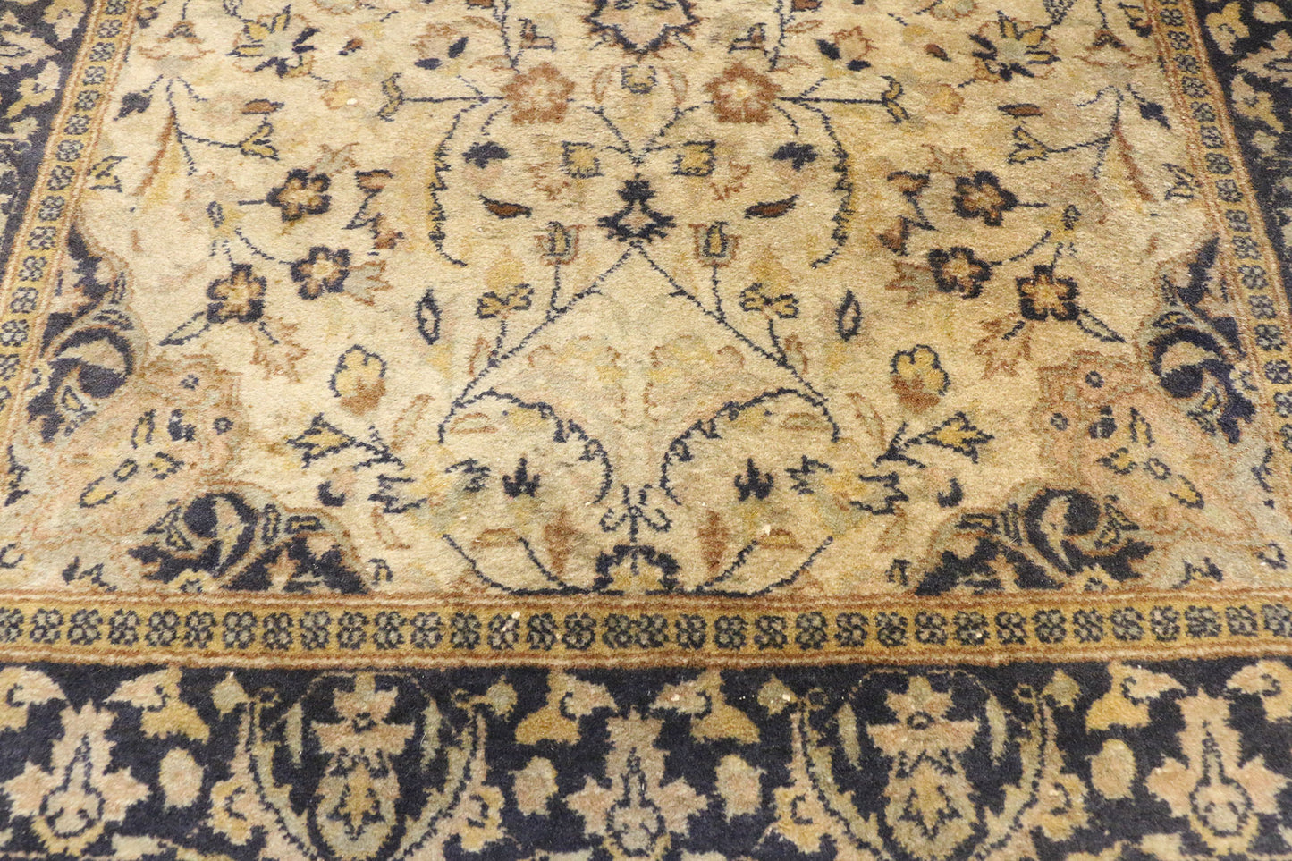 3 x 8 Vintage Pakistani Isfahan Rug 74890