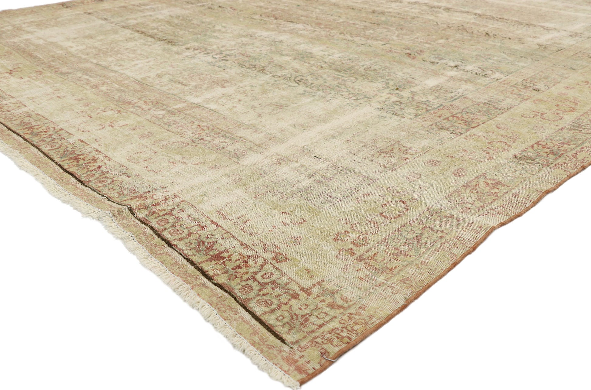 8 x 12 Vintage Persian Kerman Rug 74907