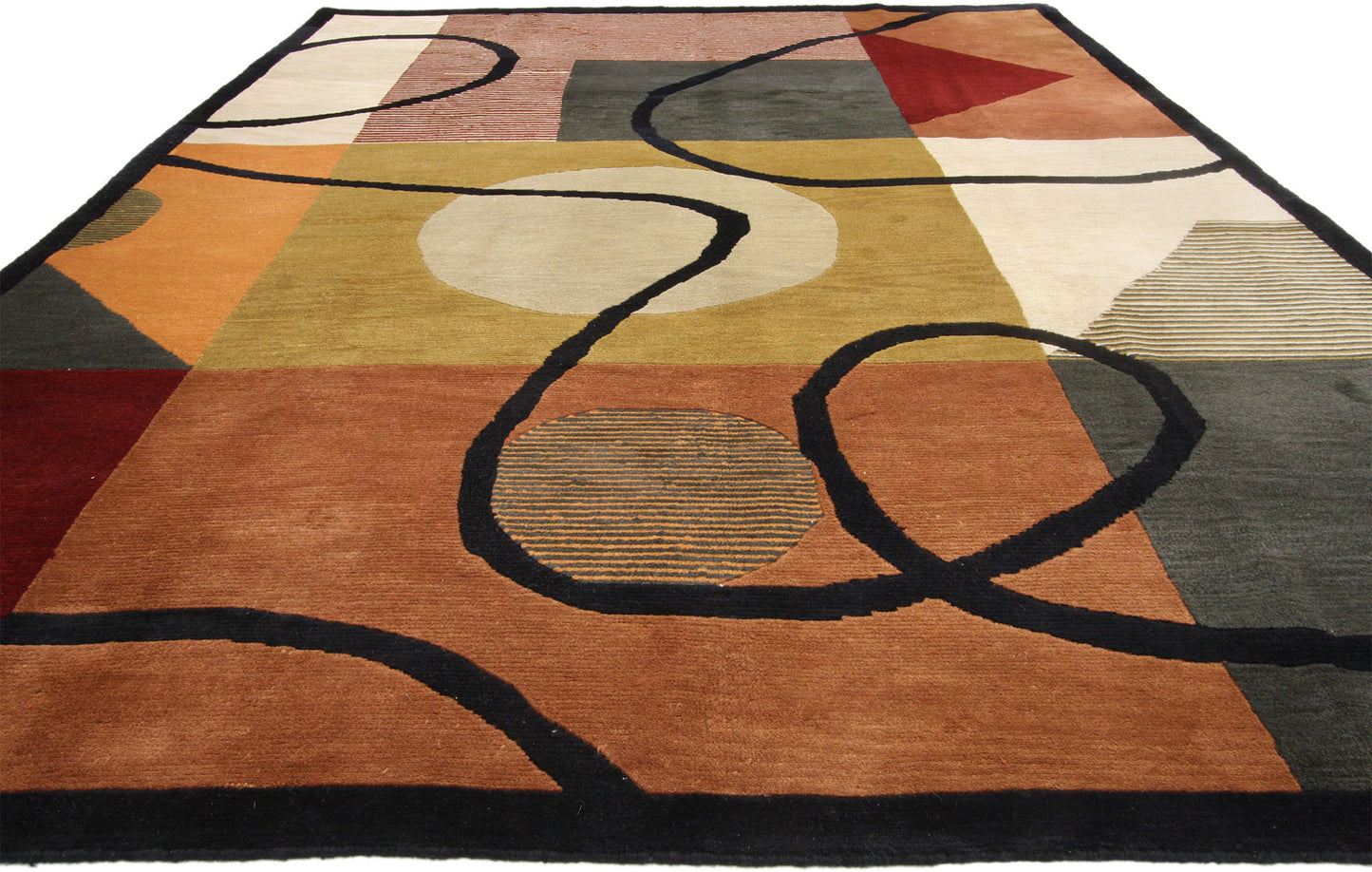 8 x 11 Vintage Tibetan Rug 74911