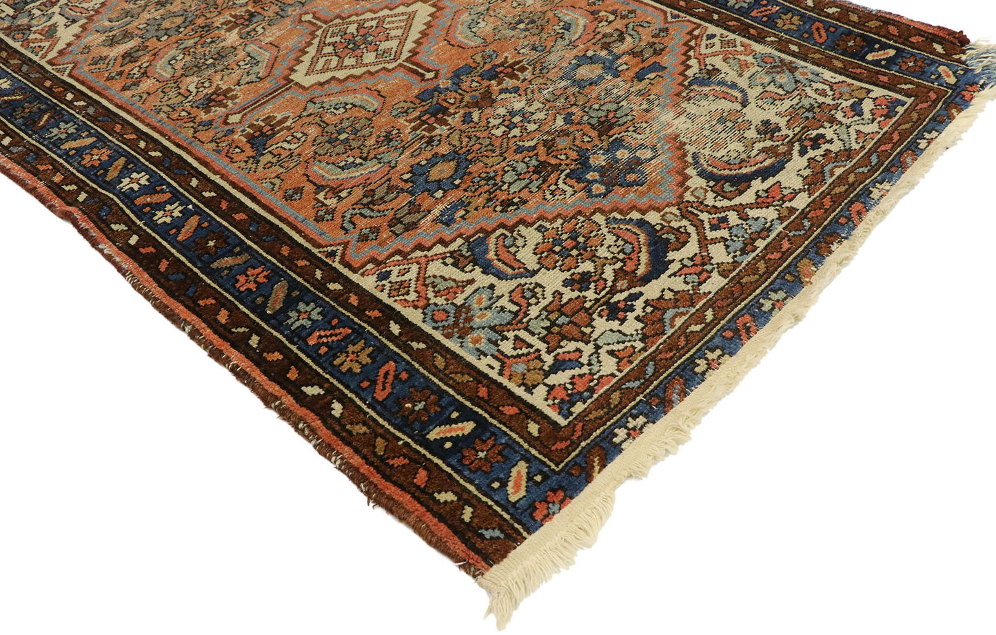 3 x 4 Antique Persian Hamadan Rug 74912