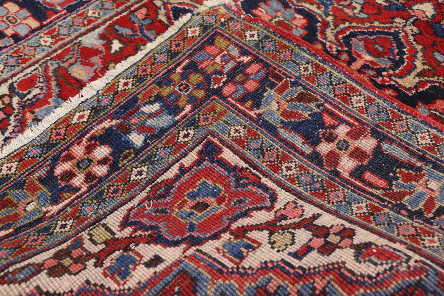 4 x 4 Vintage Persian Heriz Rug 74918