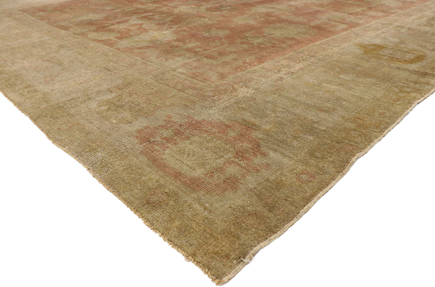 11 x 13 Antique Turkish Oushak Rug 74927