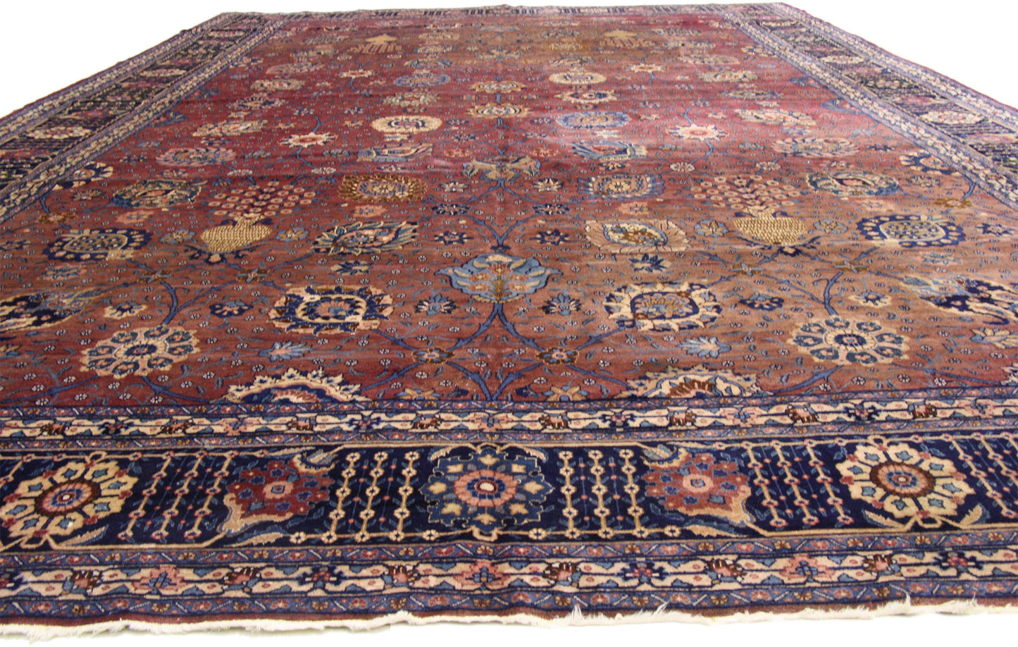 13 x 21 Antique Indian Agra Rug 74931