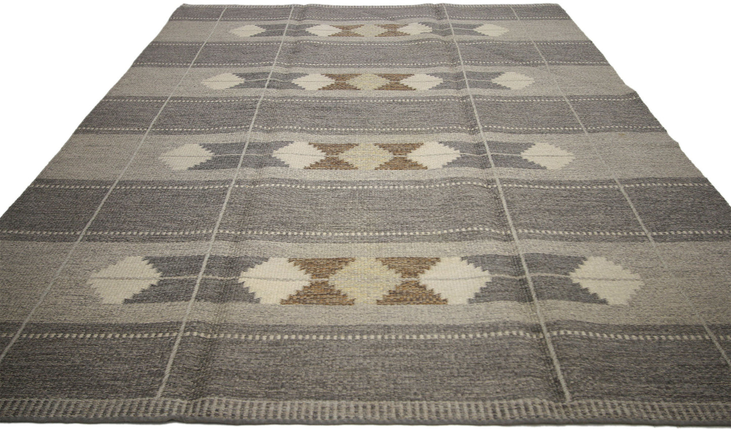 5 x 8 Vintage Swedish Kilim Rug 74941