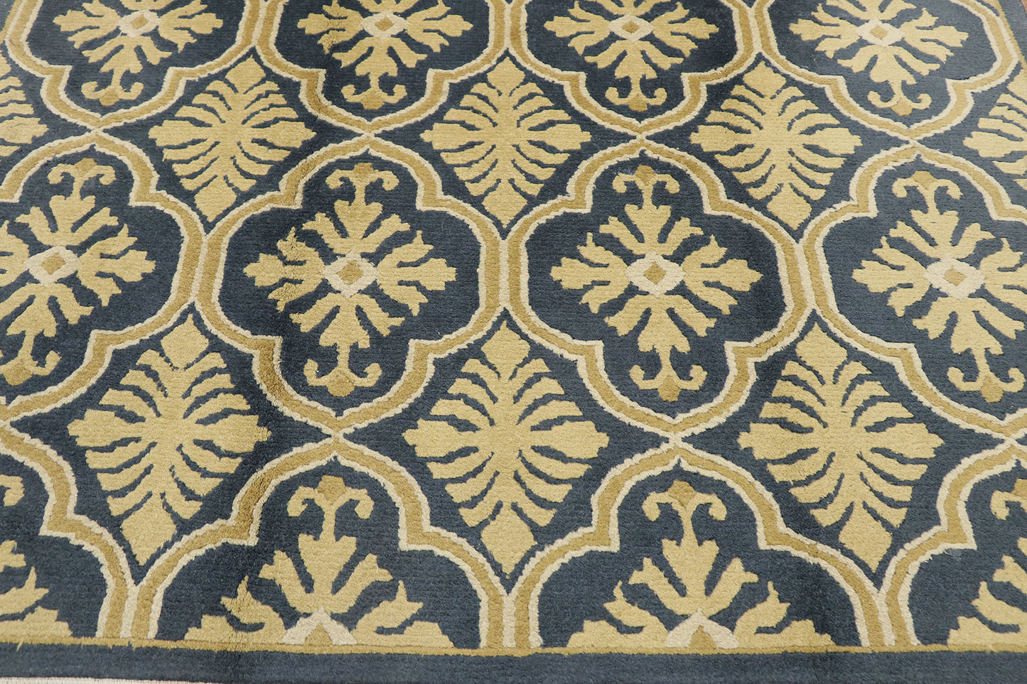 6 x 8 Vintage Indian Rug 74964